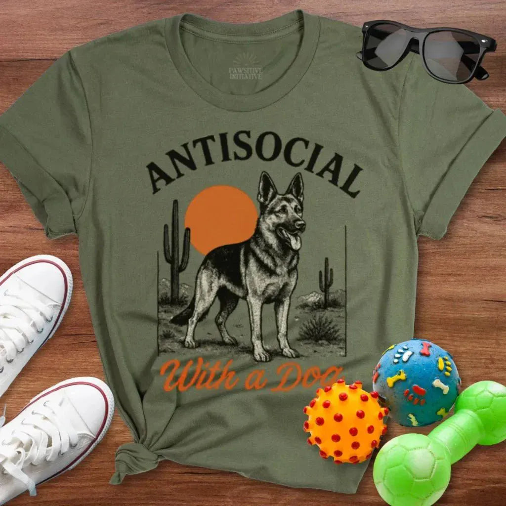 Antisocial GSD Shirt - The Pawsitive Initiative