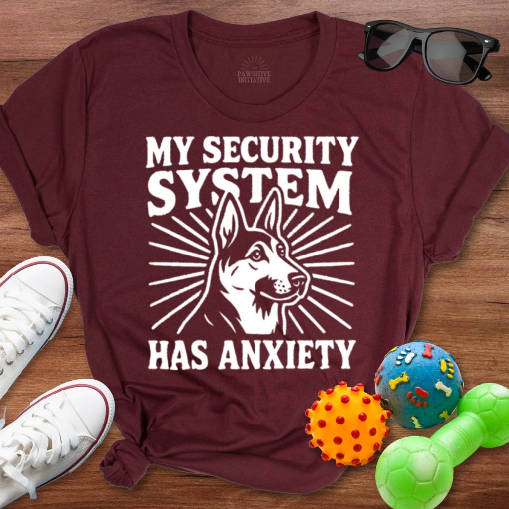 Anxious Security System Shirt - The Pawsitive Initiative