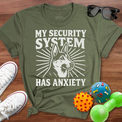 Anxious Security System Shirt - The Pawsitive Initiative