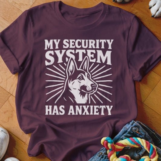 Anxious Security System Shirt - The Pawsitive Initiative