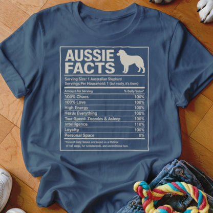 Aussie Facts Nutrition Label Shirt - The Pawsitive Initiative