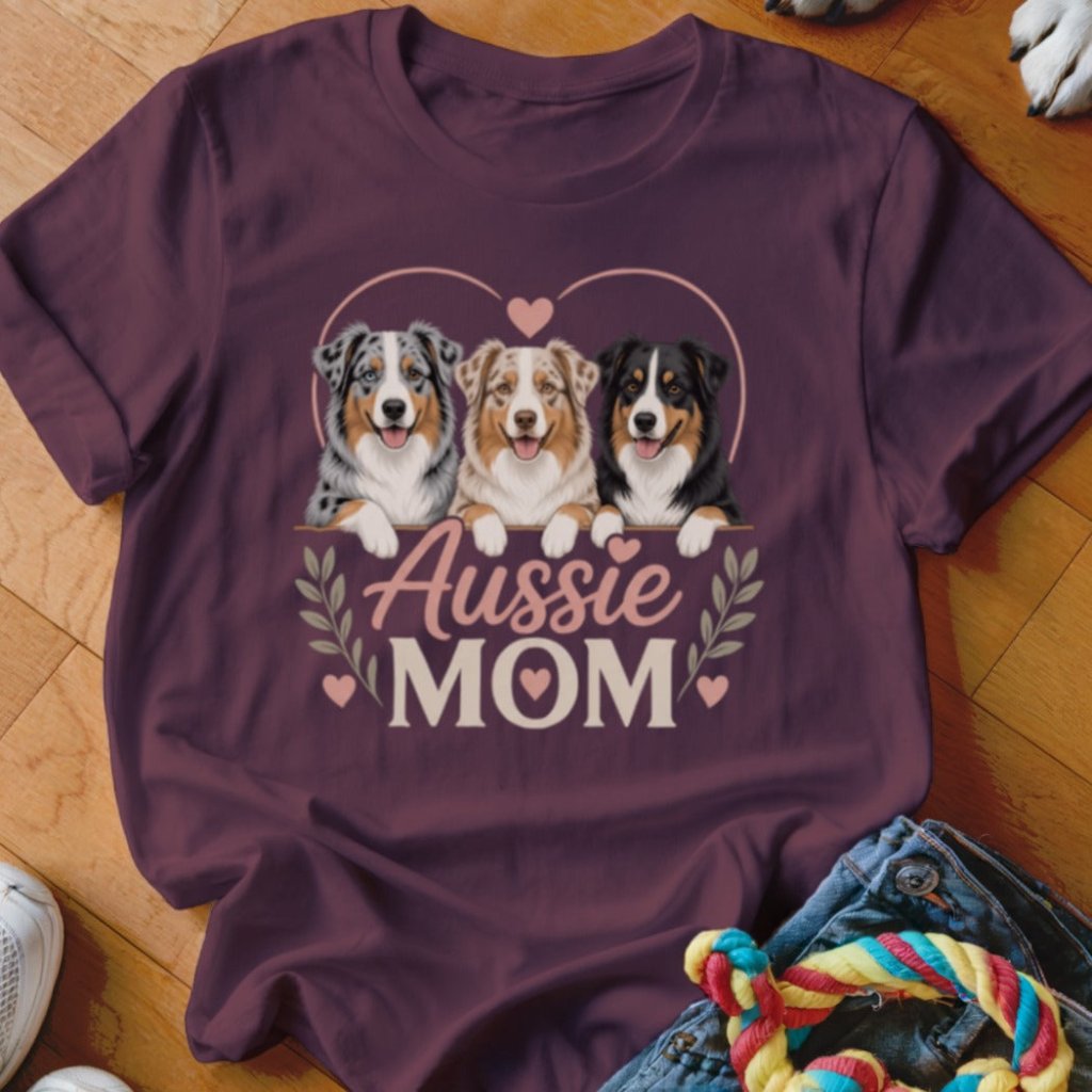 Aussie Mom Shirt - The Pawsitive Initiative