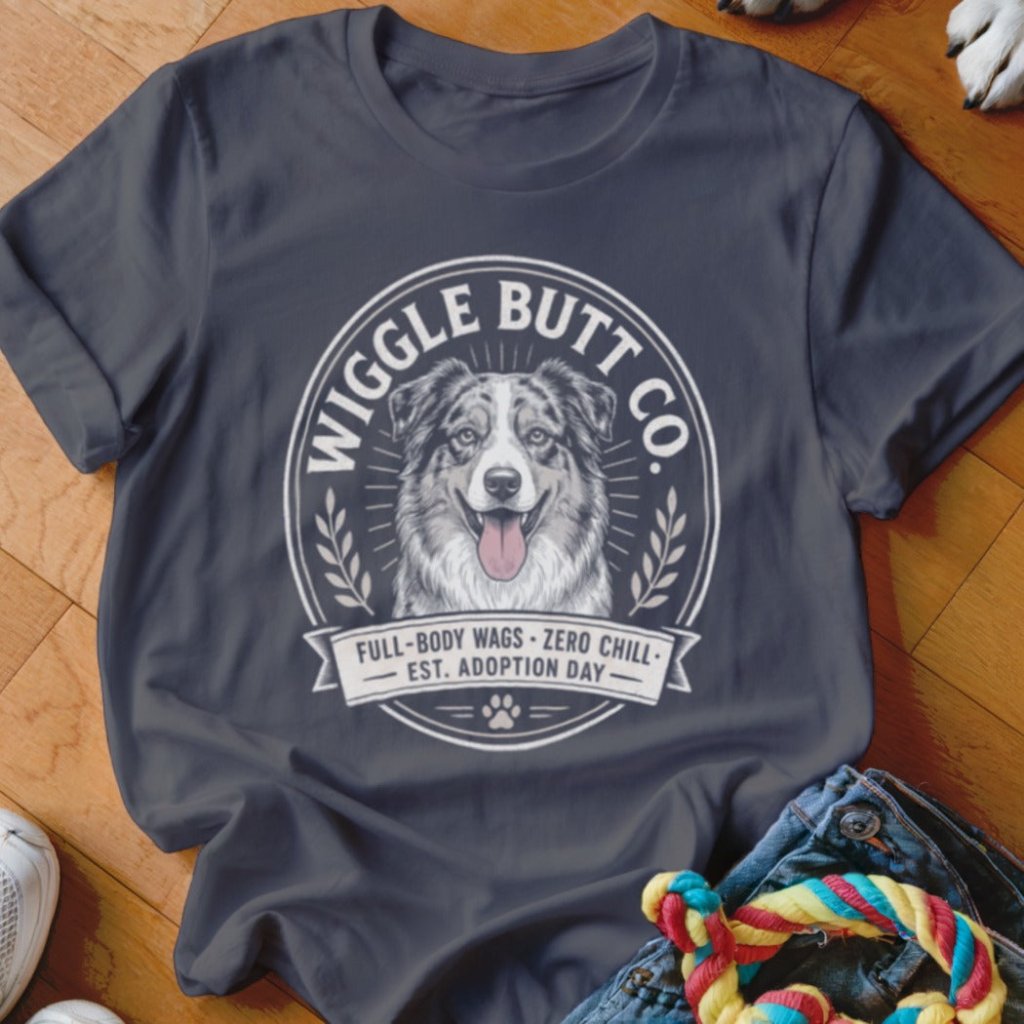 Aussie Wiggle Butt Co Shirt - The Pawsitive Initiative