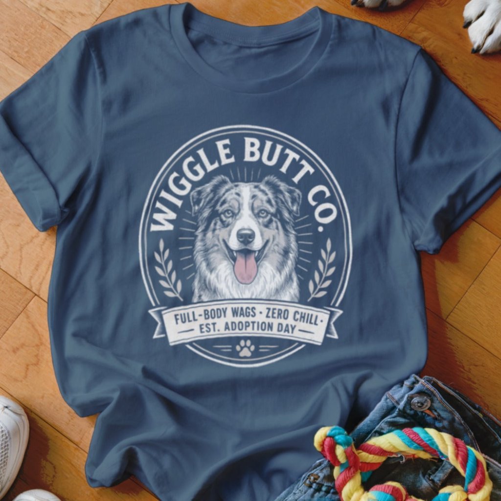 Aussie Wiggle Butt Co Shirt - The Pawsitive Initiative