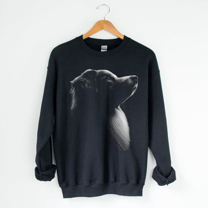 Australian Shepherd Silhouette Sweatshirt - The Pawsitive Initiative