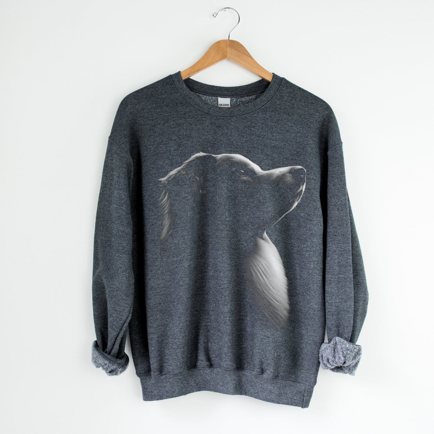 Australian Shepherd Silhouette Sweatshirt - The Pawsitive Initiative