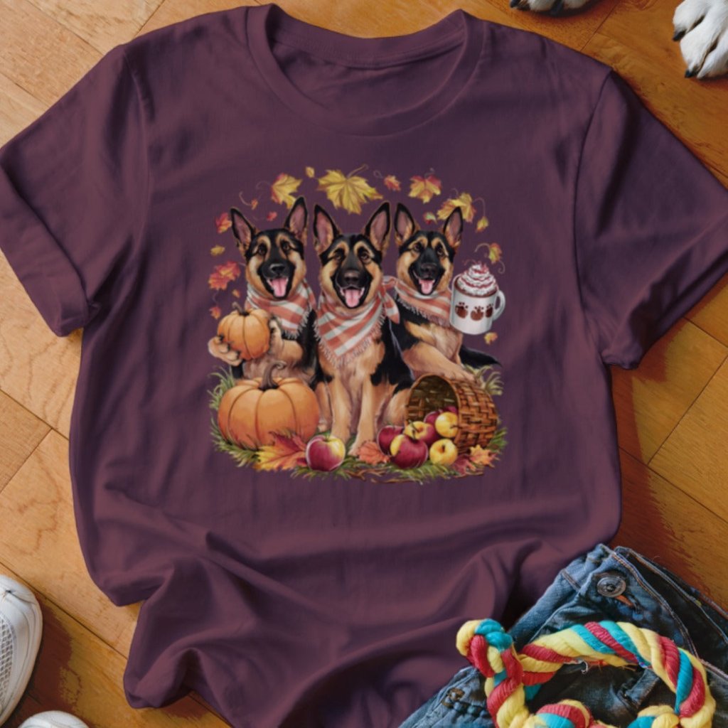 Autumn GSD Shirt - The Pawsitive Initiative