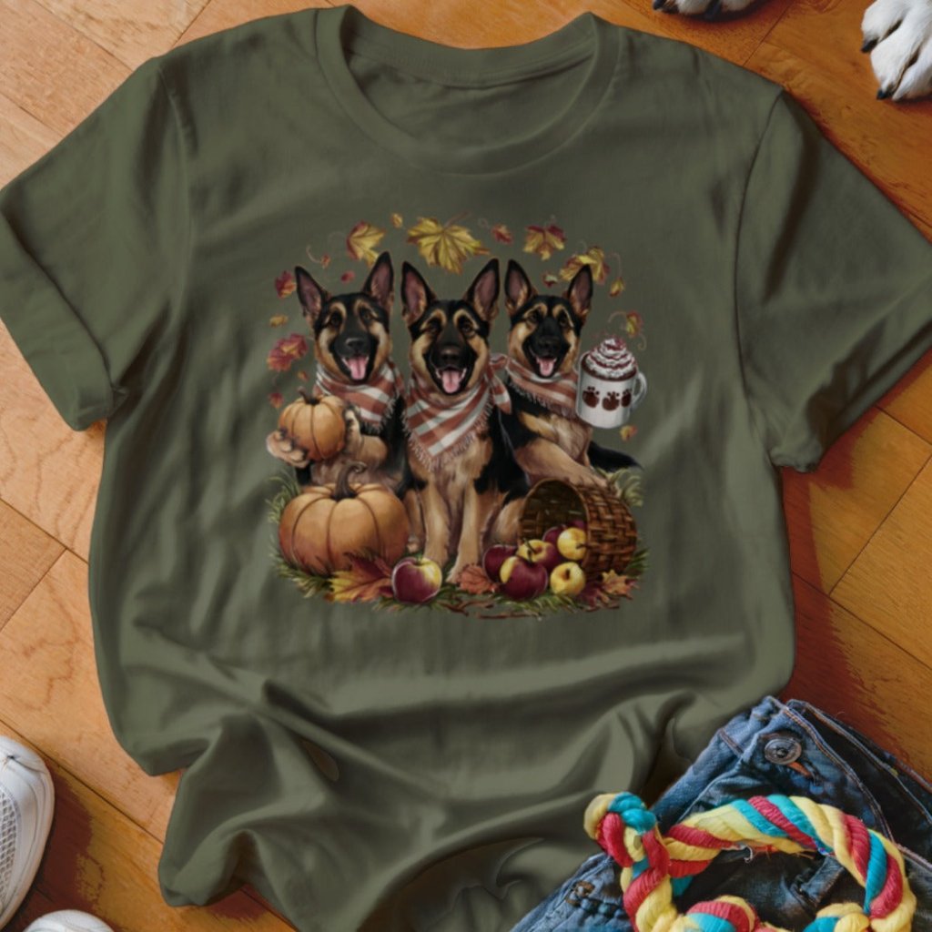 Autumn GSD Shirt - The Pawsitive Initiative