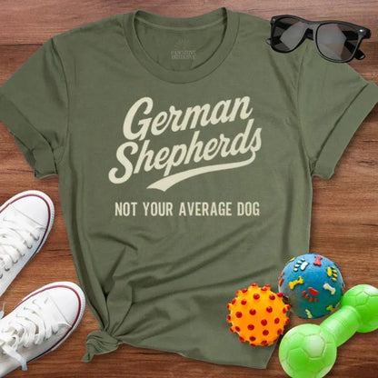 Average Dog GSD Shirt - The Pawsitive Initiative