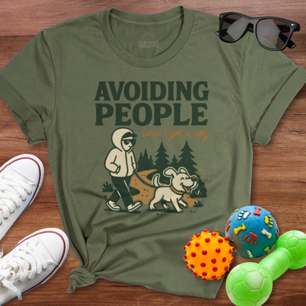Avoiding People Shirt - The Pawsitive Initiative