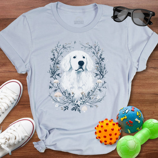 Elegant Dog Graphic Tee Artistic Pet Lover Shirt product type