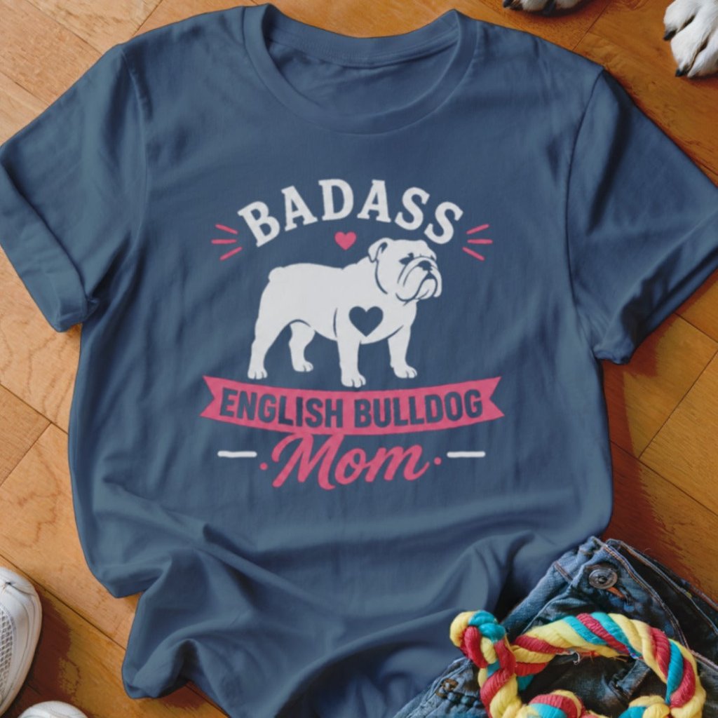 Badass English Bulldog Mom Shirt - The Pawsitive Initiative
