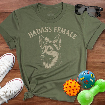Badass Female Shirt - The Pawsitive Initiative