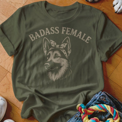 Badass Female Shirt - The Pawsitive Initiative