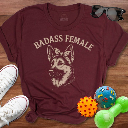 Badass Female Shirt - The Pawsitive Initiative