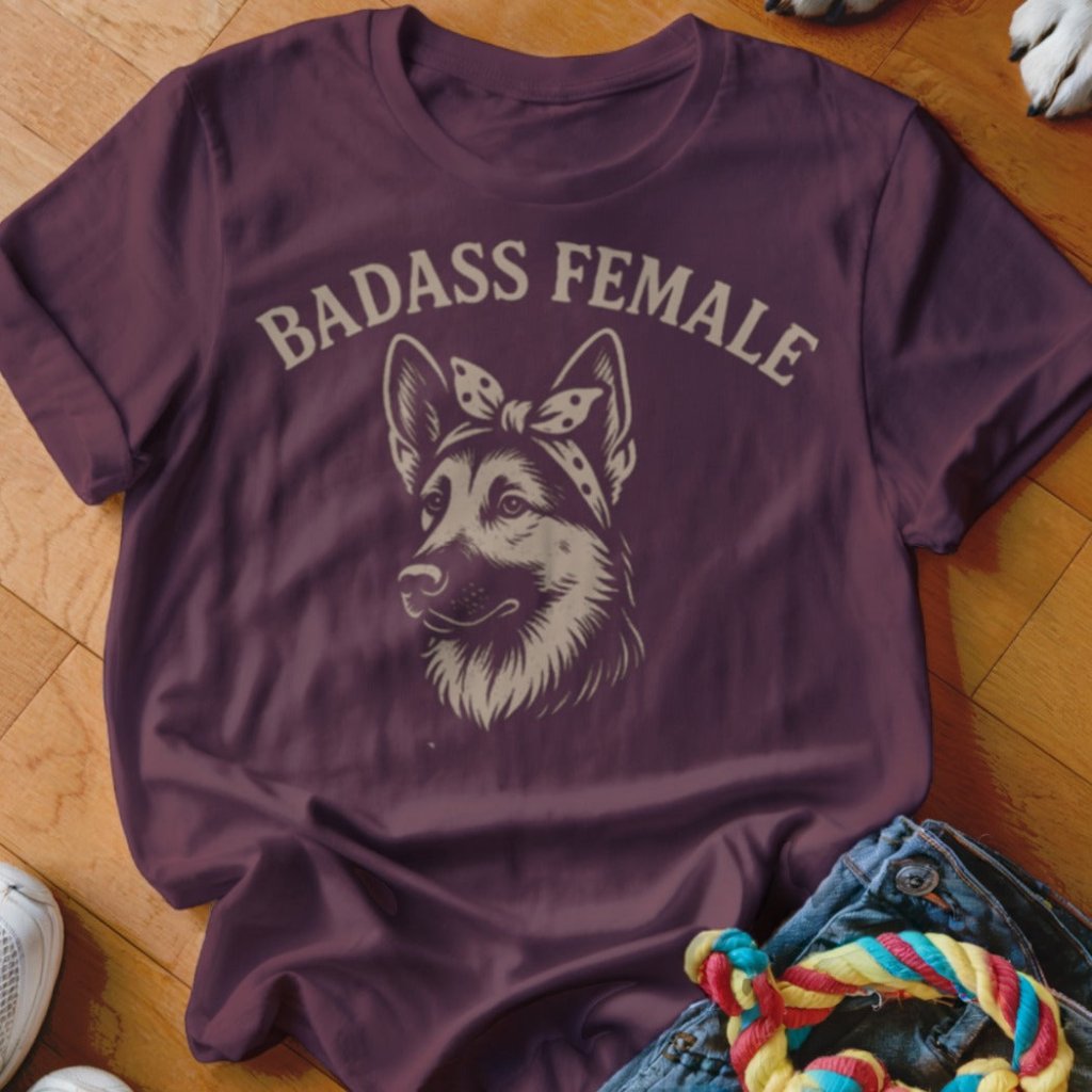 Badass Female Shirt - The Pawsitive Initiative