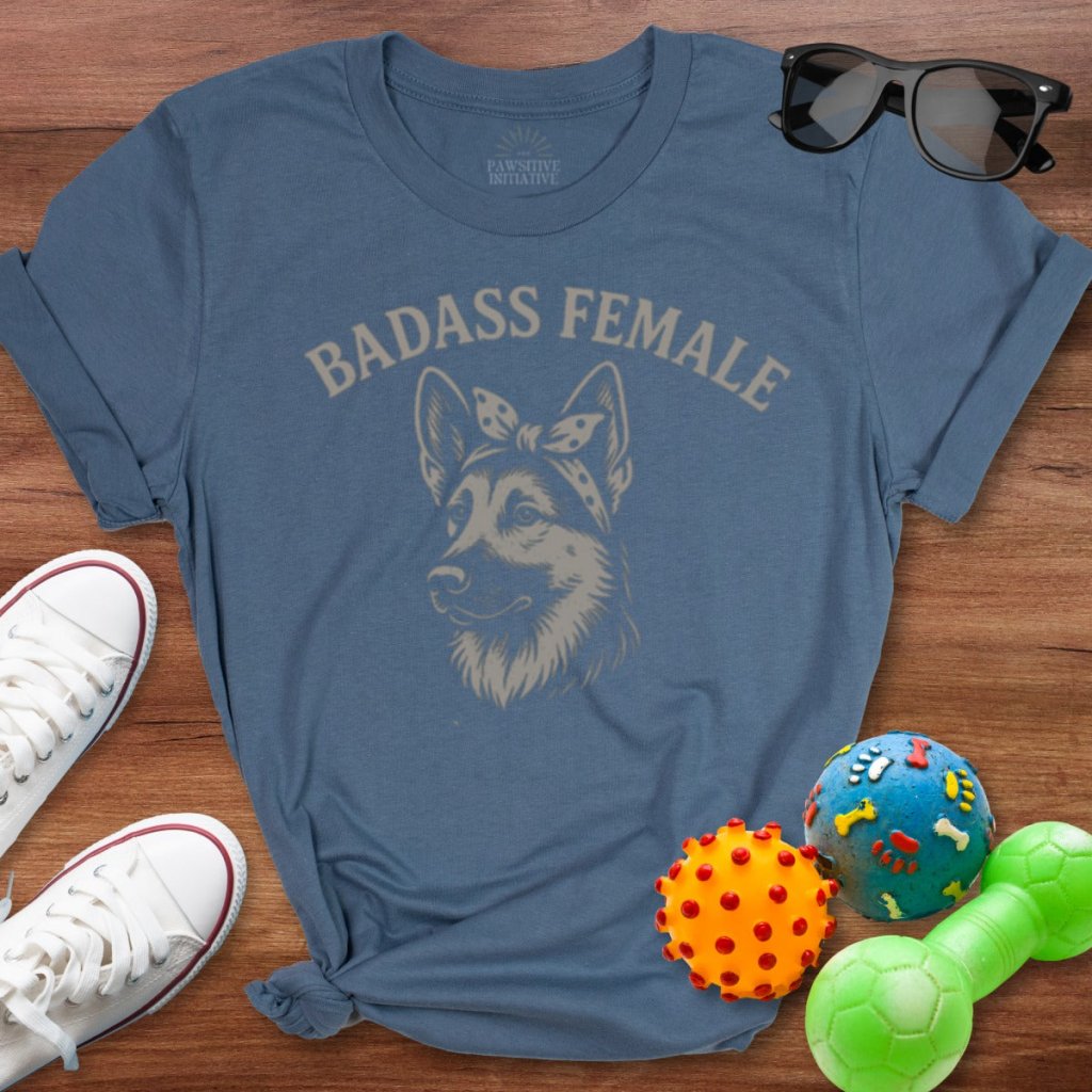 Badass Female Shirt - The Pawsitive Initiative