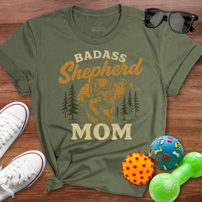 Badass Shepherd Mom Shirt - The Pawsitive Initiative