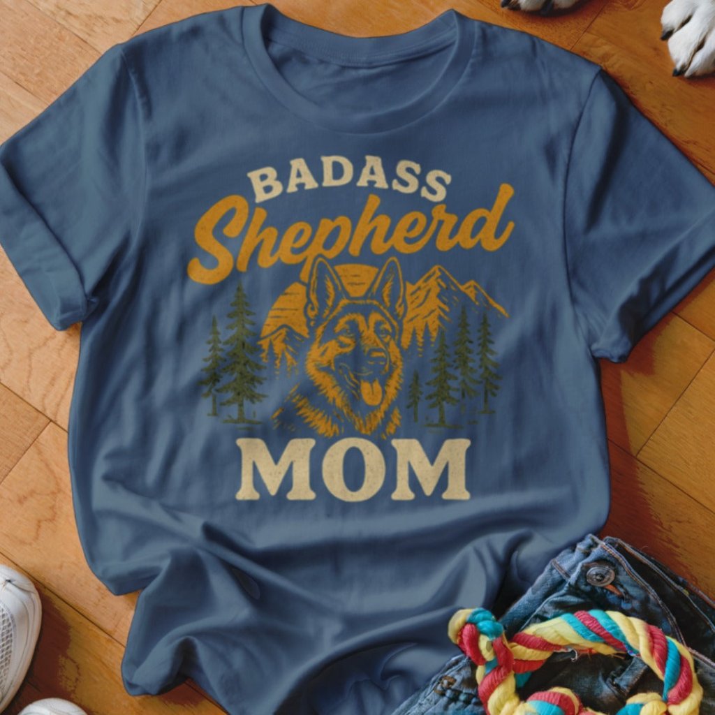 Badass Shepherd Mom Shirt - The Pawsitive Initiative