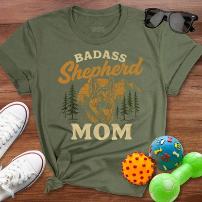 Badass Shepherd Mom Shirt - The Pawsitive Initiative