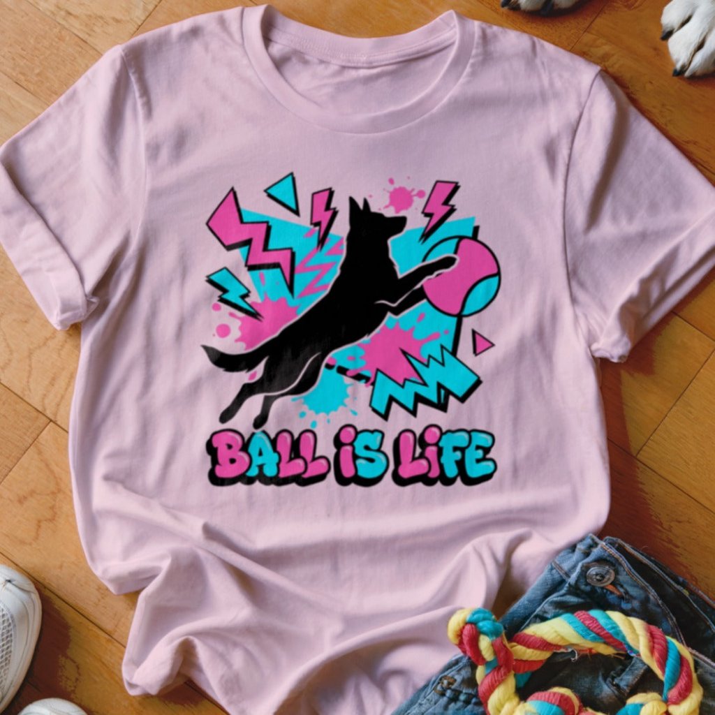 Ball is Life GSD Shirt - The Pawsitive Initiative