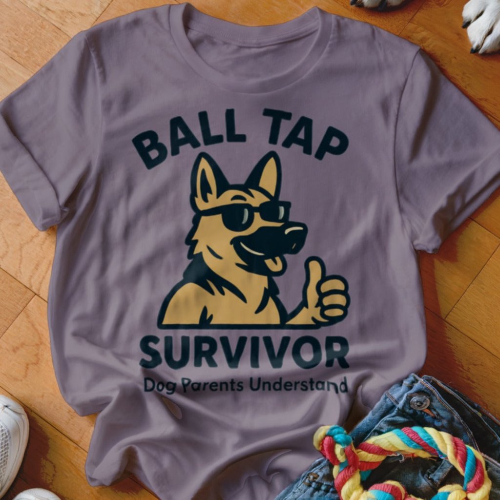 Ball Tap Survivor Shirt - The Pawsitive Initiative