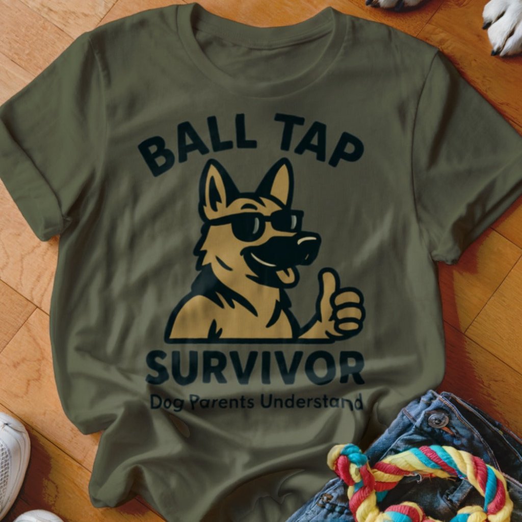 Ball Tap Survivor Shirt - The Pawsitive Initiative