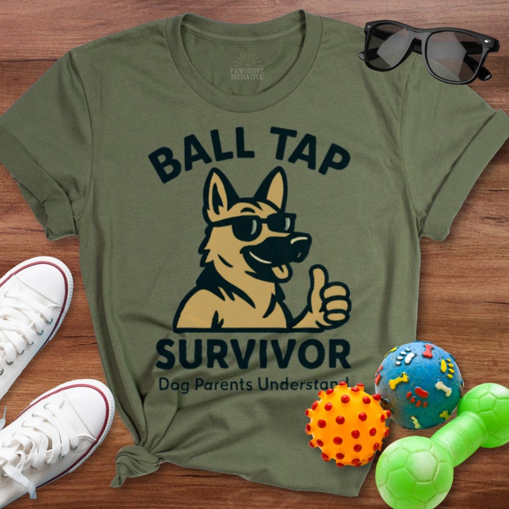 Ball Tap Survivor Shirt - The Pawsitive Initiative