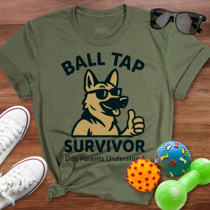 Ball Tap Survivor Shirt - The Pawsitive Initiative