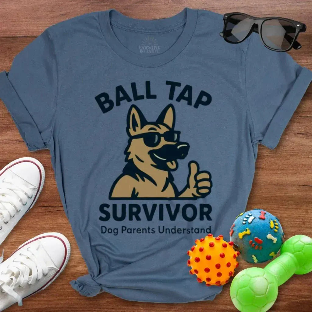 Ball Tap Survivor Shirt - The Pawsitive Initiative