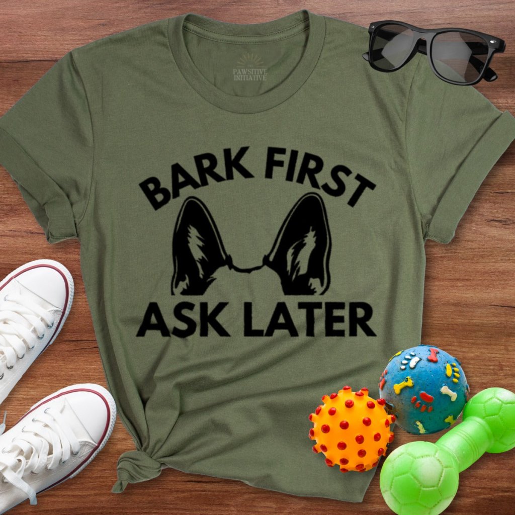 Bark First Shirt - The Pawsitive Initiative