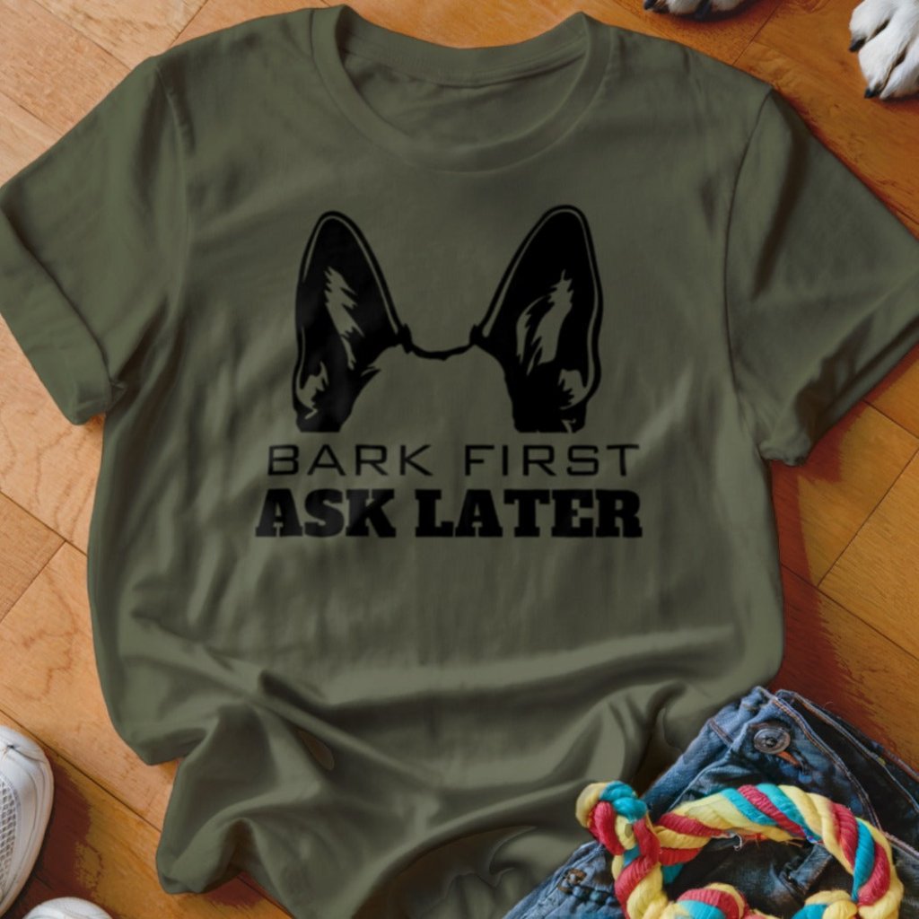 Bark First Shirt - The Pawsitive Initiative