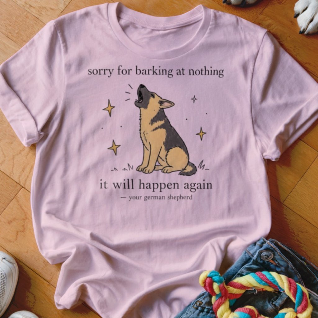 Barking at Nothing Shirt - The Pawsitive Initiative