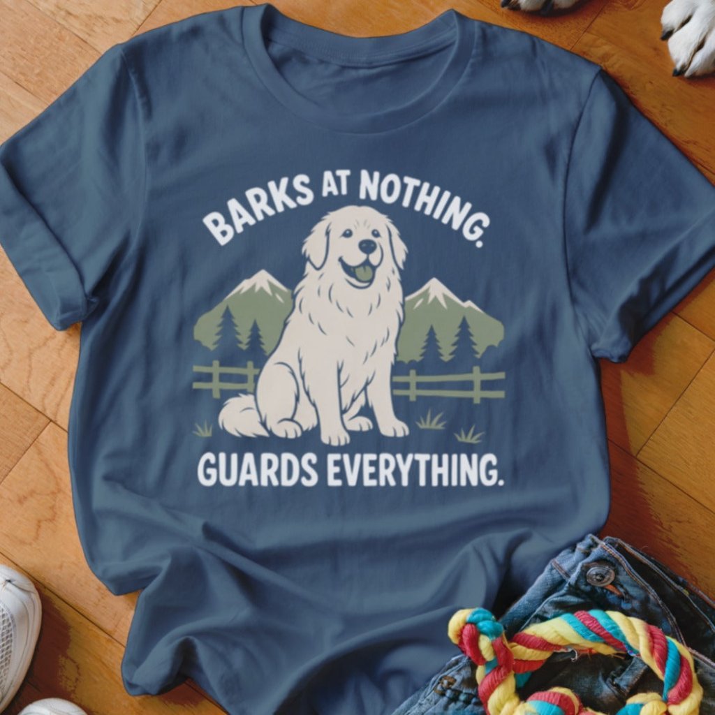 Barks at Nothing Shirt - The Pawsitive Initiative