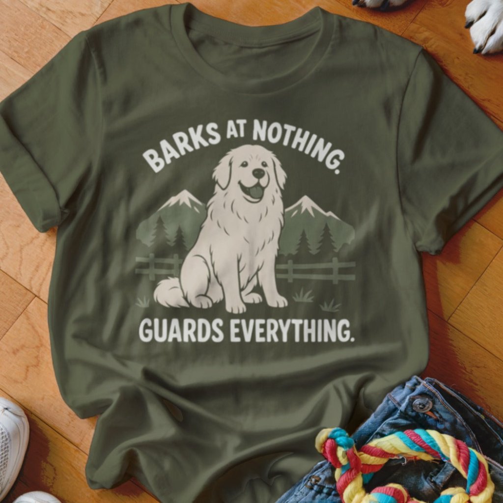 Barks at Nothing Shirt - The Pawsitive Initiative