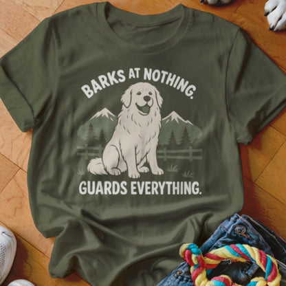 Barks at Nothing Shirt - The Pawsitive Initiative
