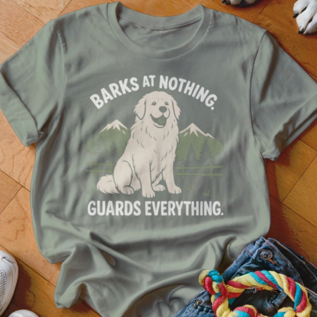 Barks at Nothing Shirt - The Pawsitive Initiative