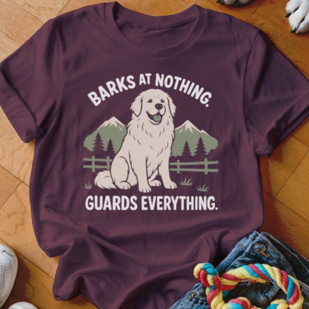 Barks at Nothing Shirt - The Pawsitive Initiative