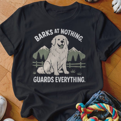 Barks at Nothing Shirt - The Pawsitive Initiative