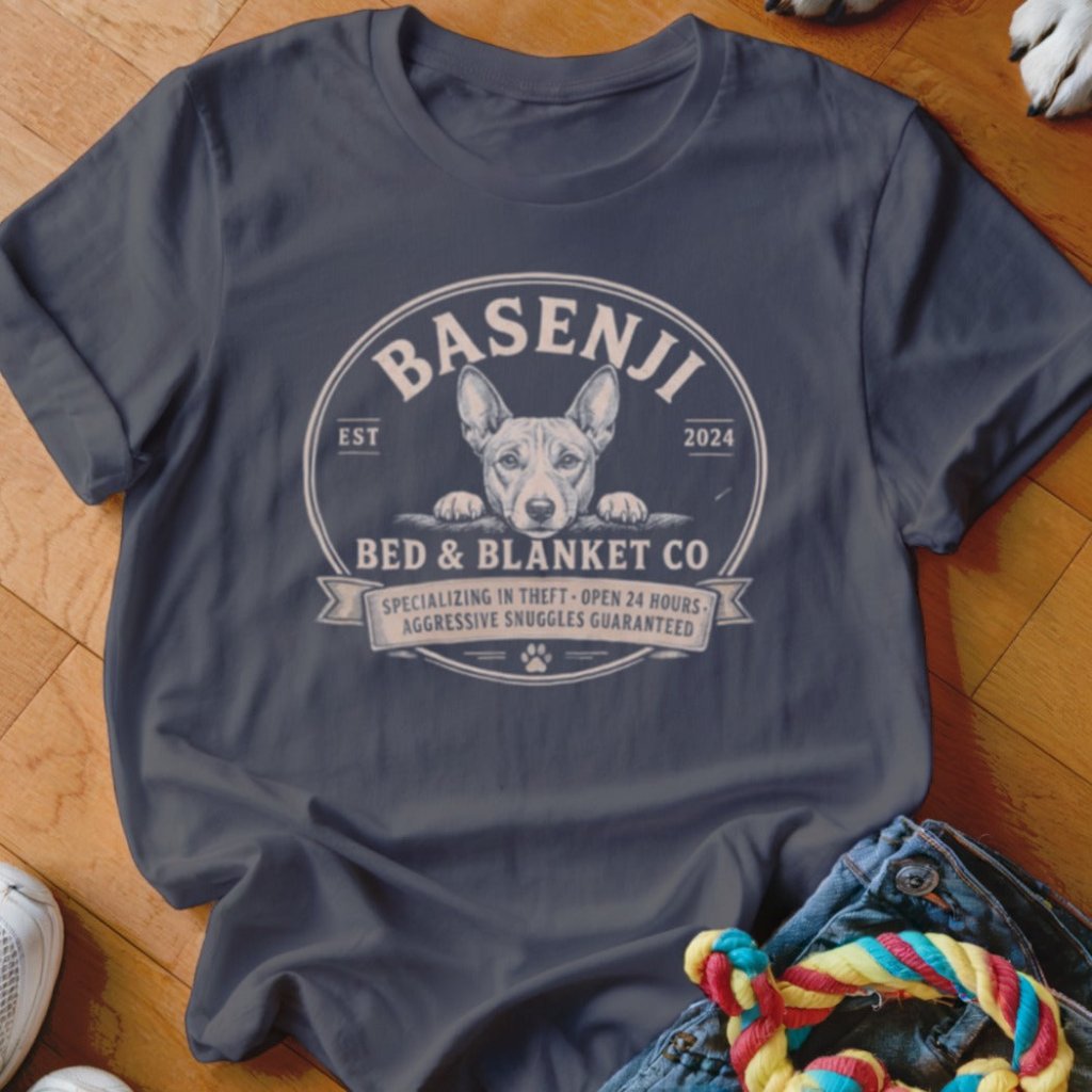 Basenji Bed & Blanket Co Shirt - The Pawsitive Initiative