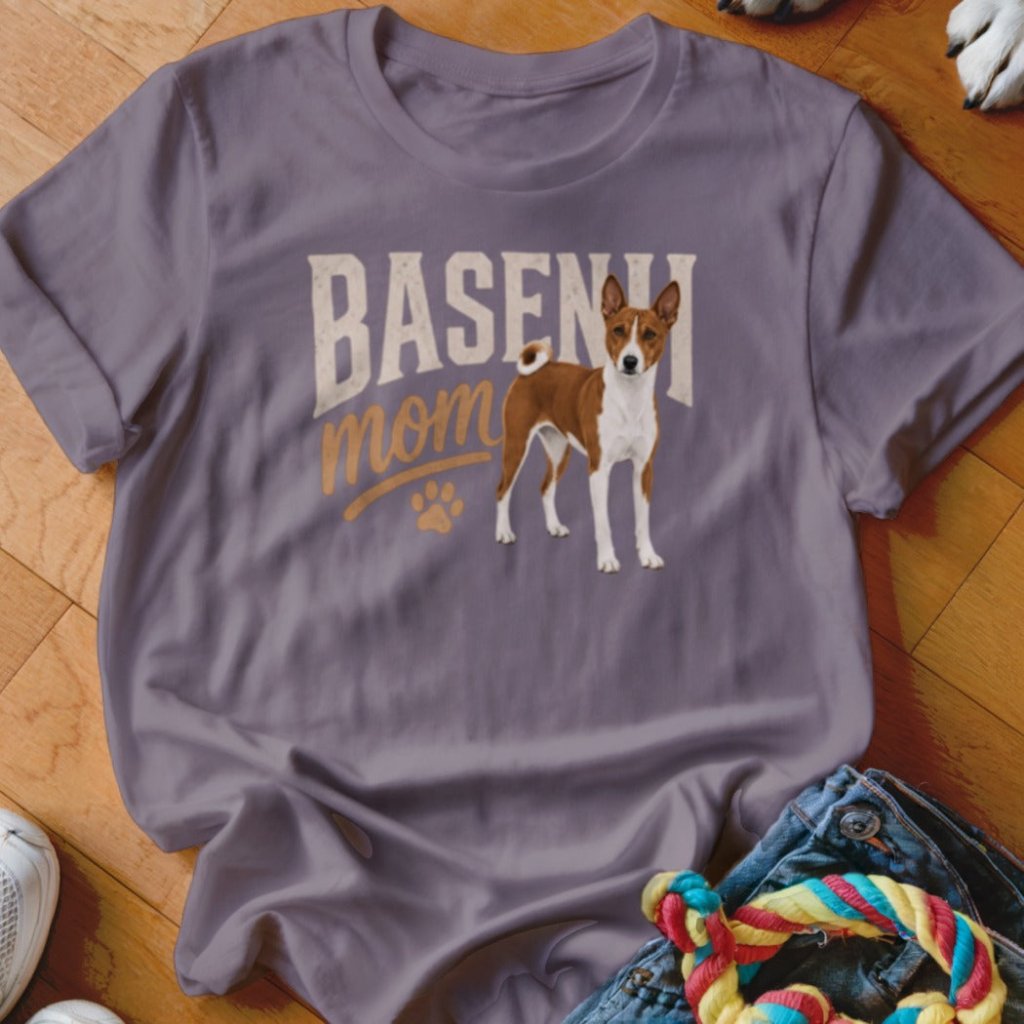 Basenji Mom Shirt - The Pawsitive Initiative