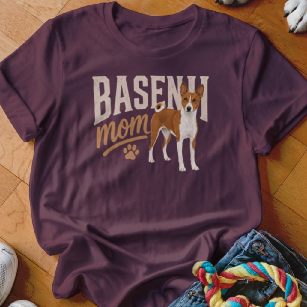 Basenji Mom Shirt - The Pawsitive Initiative