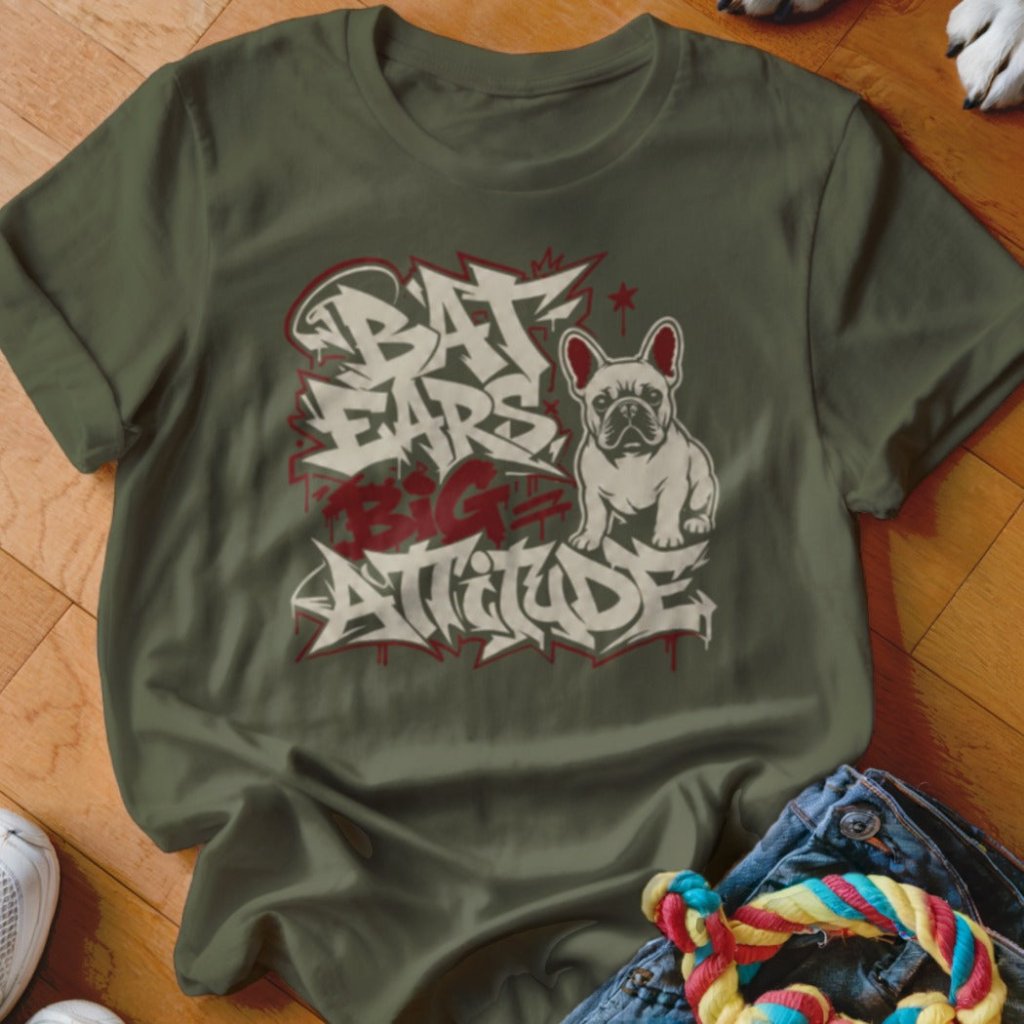 Bat Ears Big Attitude Shirt - The Pawsitive Initiative
