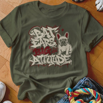 Bat Ears Big Attitude Shirt - The Pawsitive Initiative