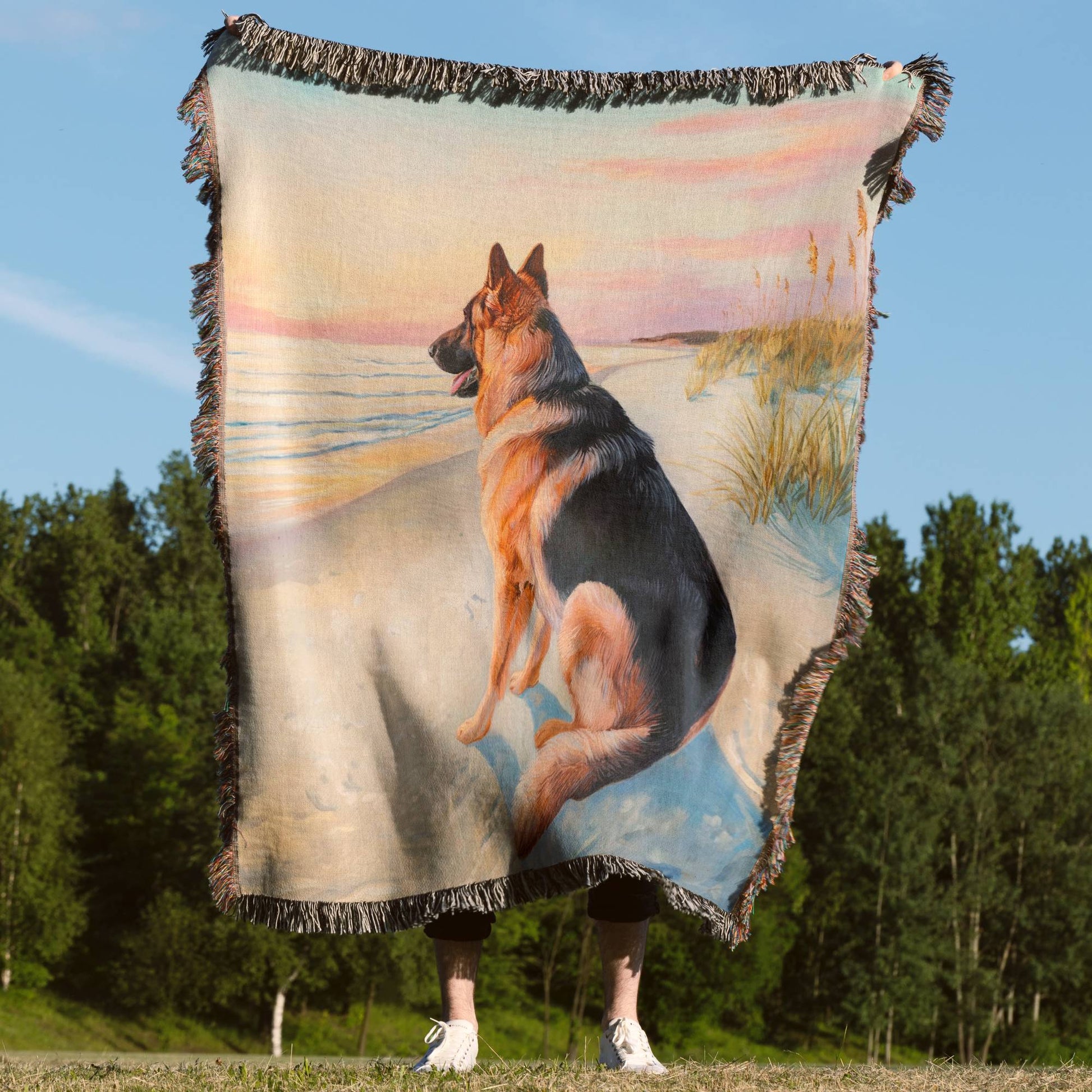 Beach Sunset Blanket - The Pawsitive Initiative