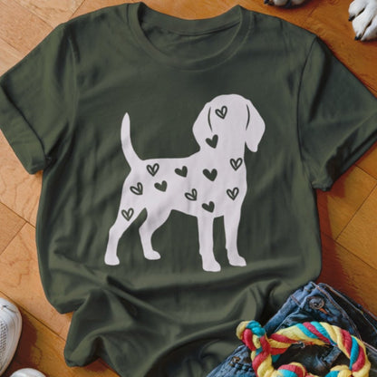 Beagle Hearts Shirt - The Pawsitive Initiative