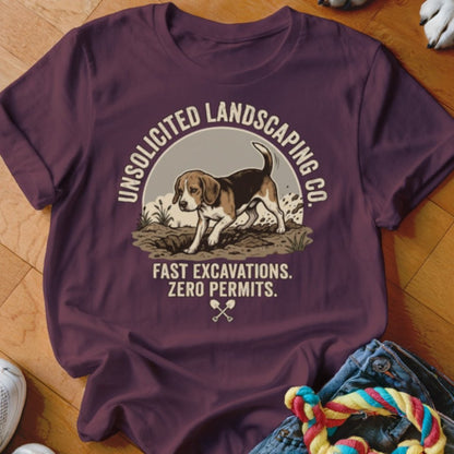Beagle Unsolicited Landscaping Co Shirt - The Pawsitive Initiative