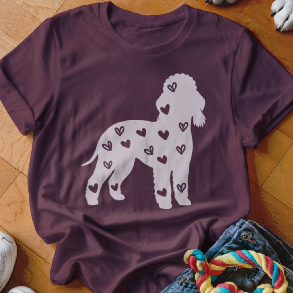 Bedlington Terrier Hearts Shirt - The Pawsitive Initiative
