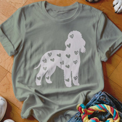Bedlington Terrier Hearts Shirt - The Pawsitive Initiative
