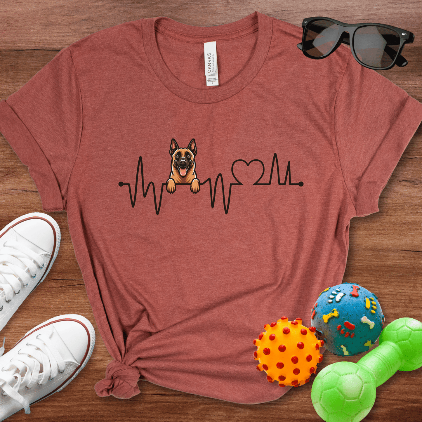 Belgian Heartbeat Shirt - The Pawsitive Initiative